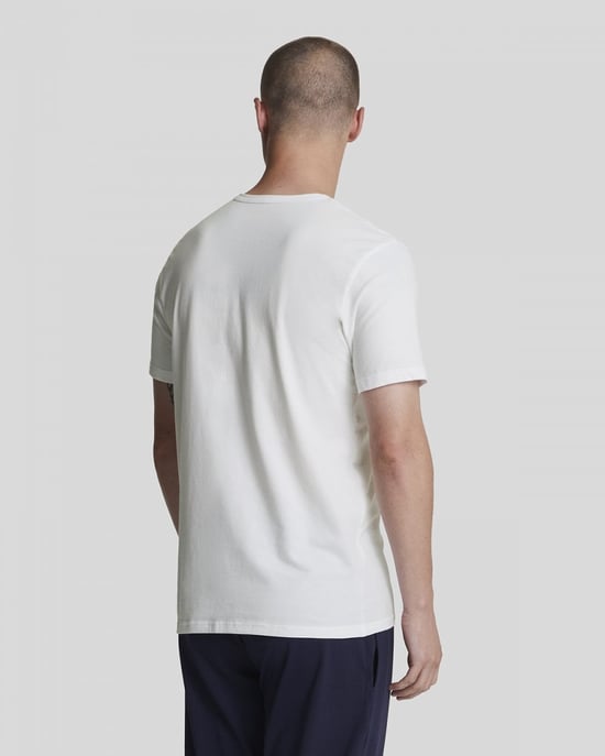 Lyle & Scott Basic 3-pack lounge T-shirt - wit - Image 3
