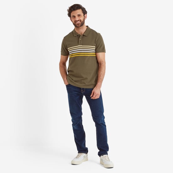 Bolton Mens Polo Shirt Khaki