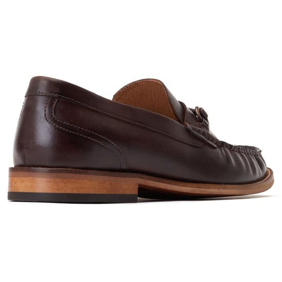 Base London Madison Leather Men's Burnt Tan Loafers - Image 2