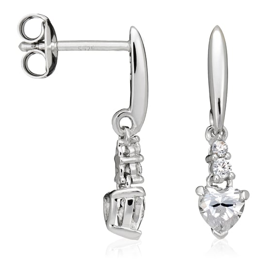 Orphelia Women's 925 Sterling Silver Drop Earrings - Silver ZO-5136