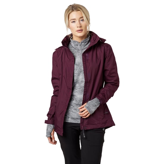 Peter Storm Women's Downpour Waterproof Jacket with Rollaway Hood, Hiking Raincoat