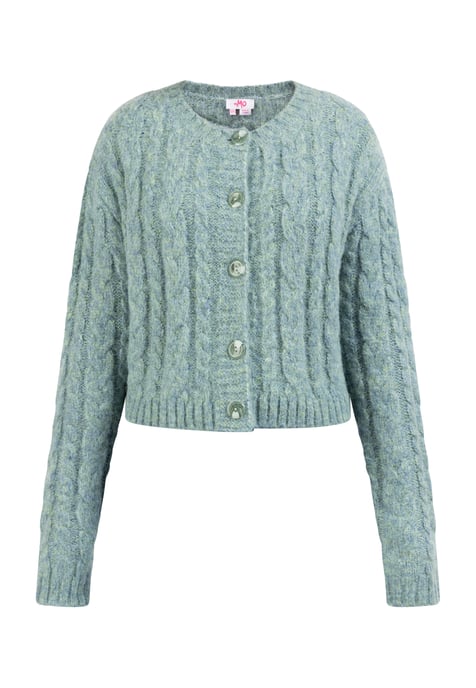 Mymo Vest Blonda Dames Blauwe muntmelange - Image 1