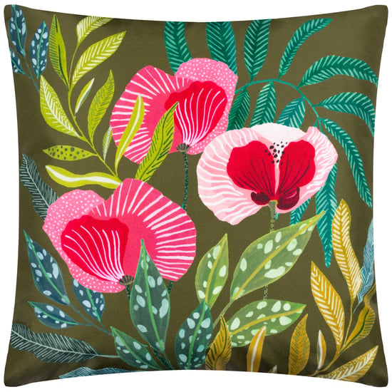 Wylder Tropics House Of Bloom Poppy Square Outdoor Cushion Cover