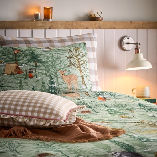 Lodge Wood 100% Brushed Cotton Duvet Cover Set - Image 2