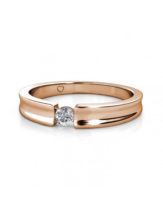 Eenvoud Ring - Oostenrijks Kristal - Image 4