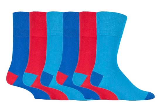 Gentle Grip - 6 Pairs Mens Gentle Grip Non Elastic Socks - MGG88 - Image 1