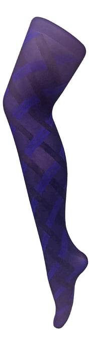 Sock Snob - Ladies Coloured 80 Denier Opaque Fashion Tights - Cable - Image 1