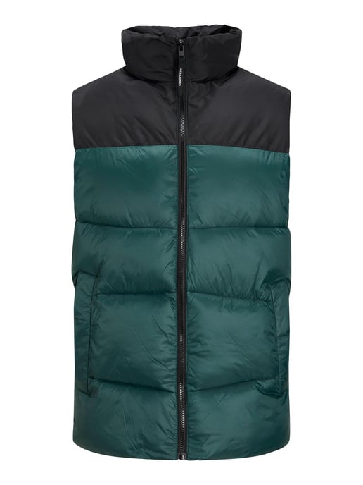 Jack & Jones Men's Zip Up Quilted Gilet - Image 1