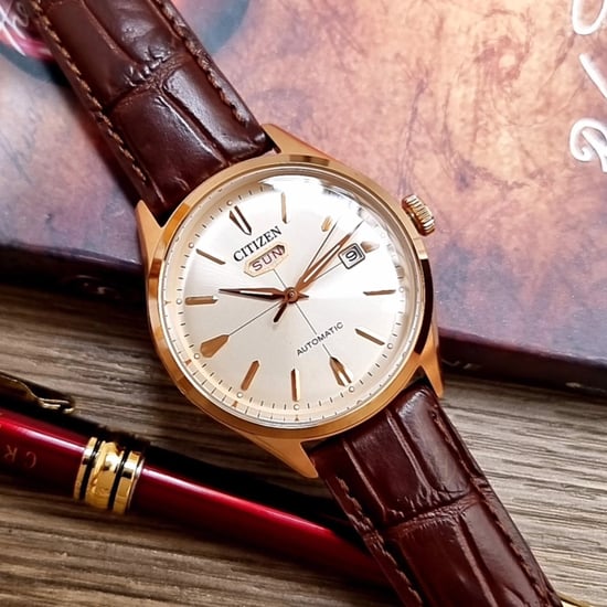 Citizen Heren Horloge Bruin NH8393-05AE - Image 4