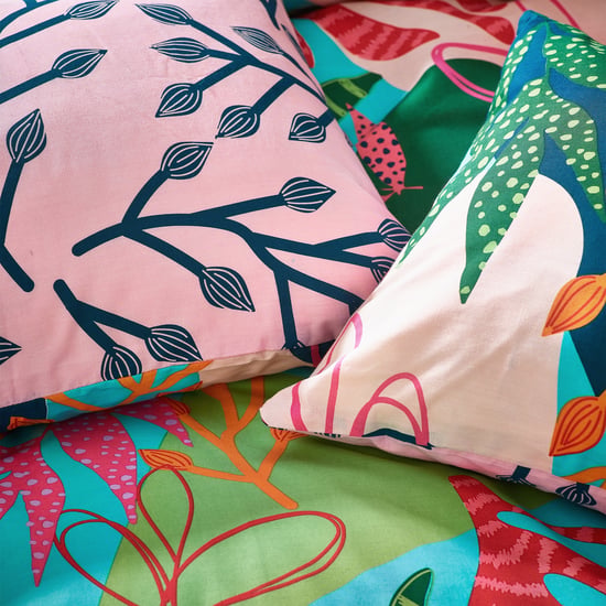 Coralina Abstract Reversible Duvet Cover Set - Image 5