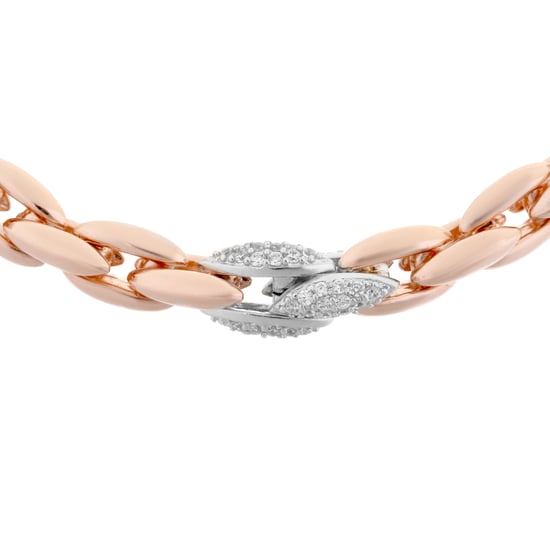 Orphelia Women's 925 Sterling Silver Bracelet - Rose ZA-7159