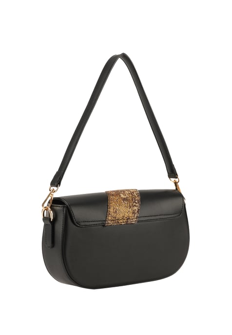 Laura Ashley Black-Gold CrossBody Bag
