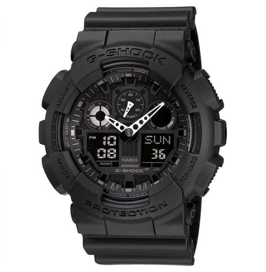 Casio G-shock Men's Black Watch GA-100-1A1ER - Image 1
