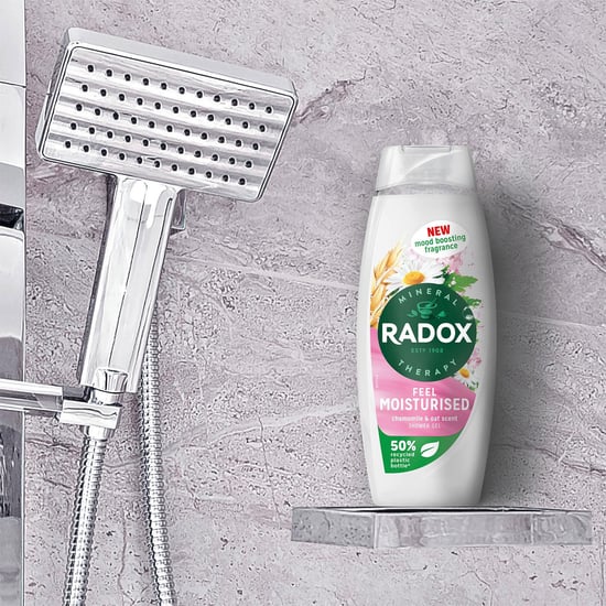 Radox Mineral Therapy Shower Gel Feel Moisturised Mood Boosting 450ml, 3 Pack