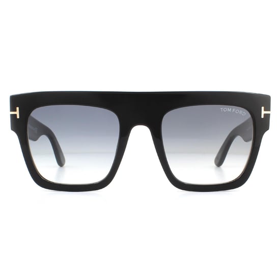 Tom Ford Solglasögon Renee FT0847 01B Glänsande Svart Grå Rök Gradient - Image 1