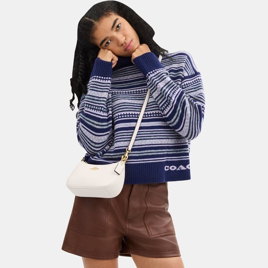 Teri Mini Crossbody in Refined Pebble Leather