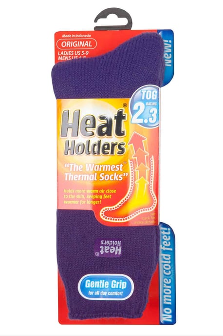 Heat Holders - Dames originele thermo sokken - Paars - Image 2