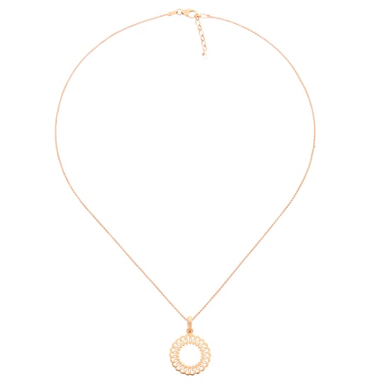Orphelia 'Amada' Dames 925 Sterling Zilveren Ketting met Hanger - Roze ZH-7075/1 - Image 2