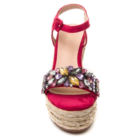 Confortable wedge sandal Montevita in Fuchsia