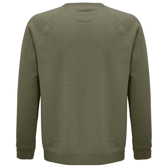 SOLS Unisex Adult Space Organic Raglan Sweatshirt (Khaki)