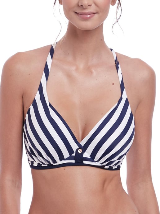 Cote D Azur Deep Plunge Bikini Top Ink