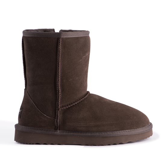 Aus Wooli "Bronte" Australia Mid Calf Zip, Chocolate