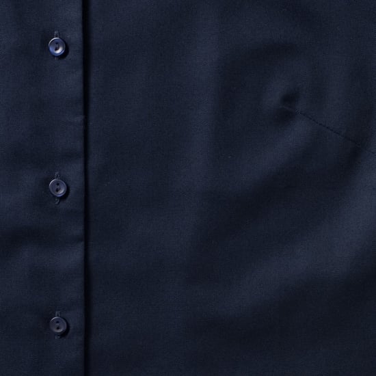 Russell Collectie Dames/Dames Korte Mouw Easy Care Oxford Shirt (Heldere marine) - Image 3