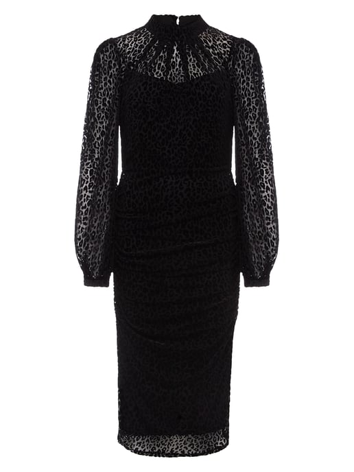 Capriana Leopard Burnout Dress