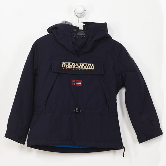 Boy's long-sleeved hooded jacket N0YGY8