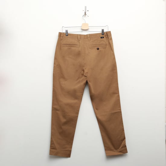 Men's Ted Baker Camburn Regular Fit Trousers in Beige - Image 2