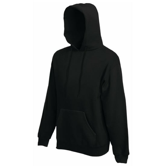 Fruit Of The Loom Heren Sweatshirt Met Capuchon / Hoodie (Zwart) - Image 2