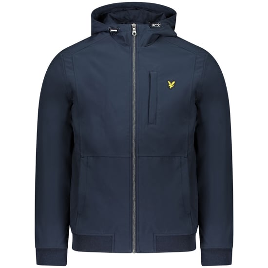 Donker marineblauw softshelljack met merk Lyle & Scott - Image 1