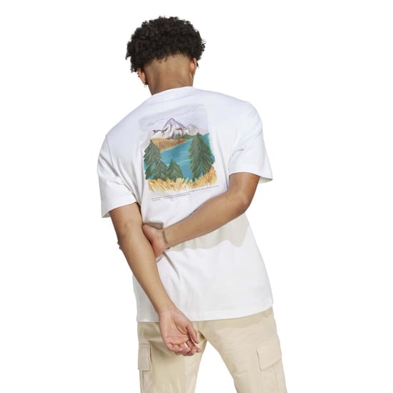 Men's adidas Originals Adventure Nature Awakening T-Shirt in White