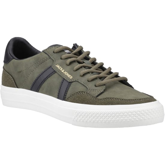 Jack & Jones Morden Special Polyurethaan Heren Olijf Nacht Trainers - Image 1