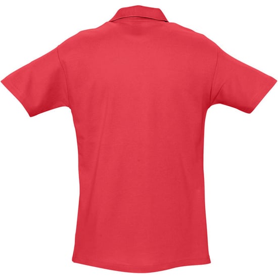 SOLS Heren Lente II Korte Mouw Zwaarlijvig Poloshirt (Rood) - Image 2
