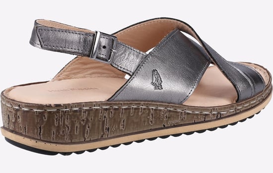Hush Puppies Elena Cross Over Wedge Womens - Image 3