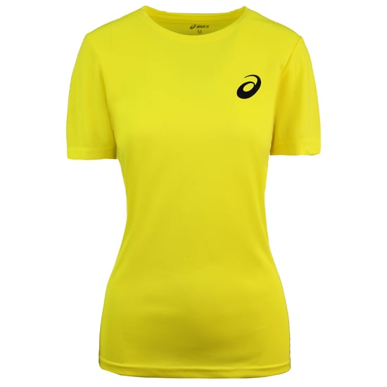 Asics Logo Womens Yellow T-Shirt - Image 1