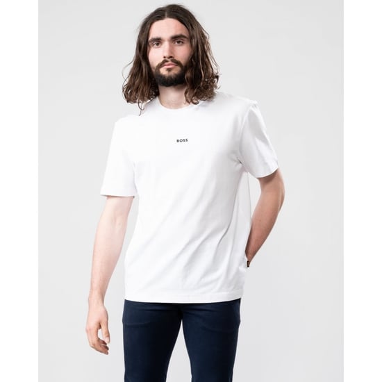 BOSS Orange TChup Mens Crew Neck Small Logo T-Shirt