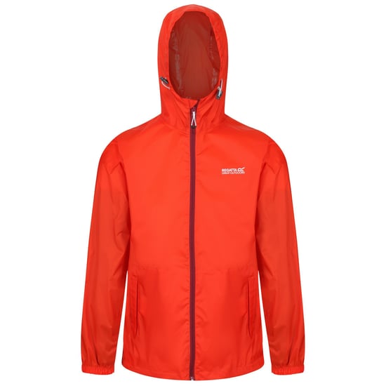 Regatta Mens Pack It III Waterproof Jacket (Burnt Salmon)