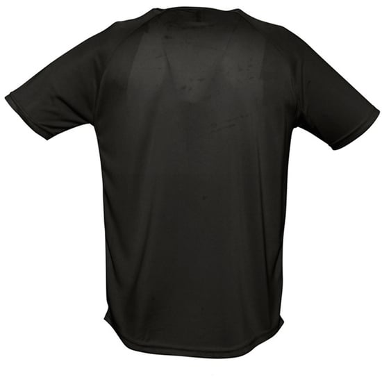 SOLS Heren Sportief T-Shirt met korte mouwen Performance (Zwart) - Image 2