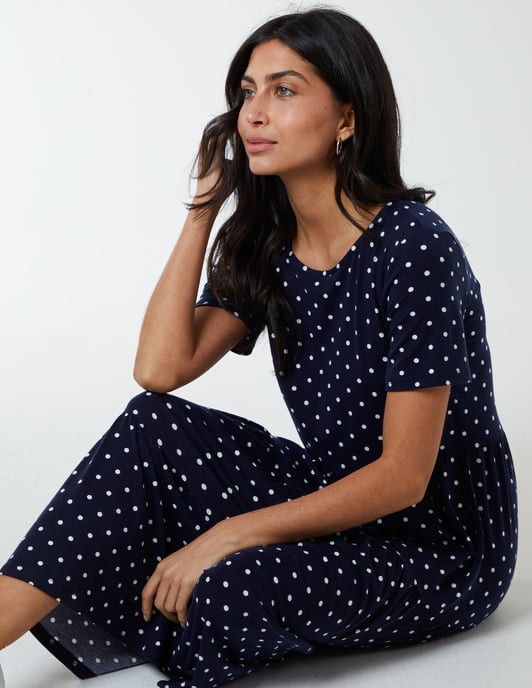 Tiered Smock Dress