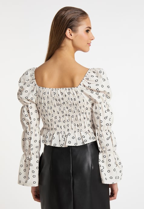 Mymo Longsleeve Dames wolwit - Image 4