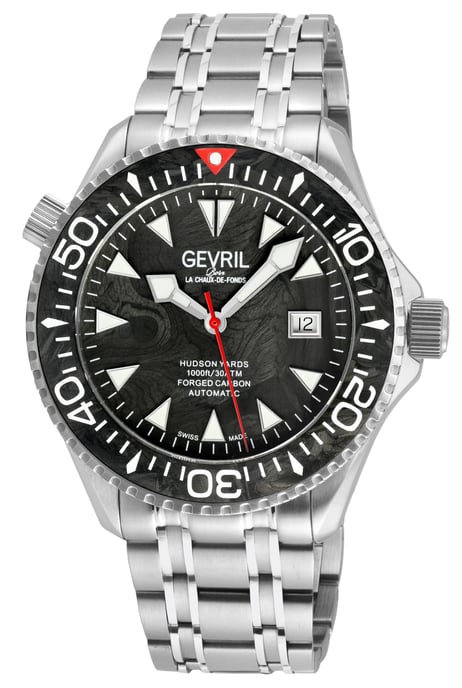 Gevril Men's Hudson Yards Swiss Automatic Dark Grey Watch - Image 1