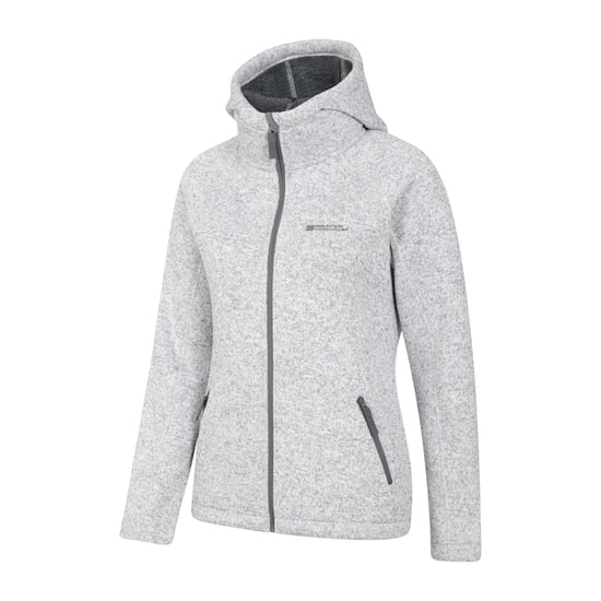 Mountain Warehouse Dames/Dames Nevis Bontgevoerde Full Zip Hoodie (Grijs) - Image 4