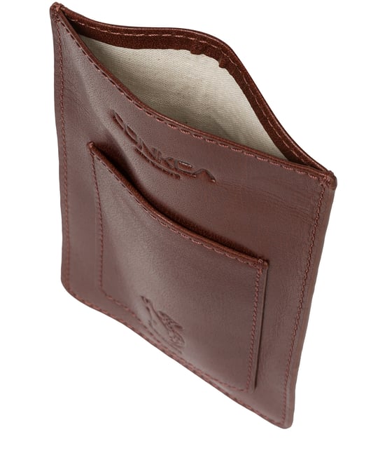 Siren' Conker Brown Leather Cross Body Phone Bag