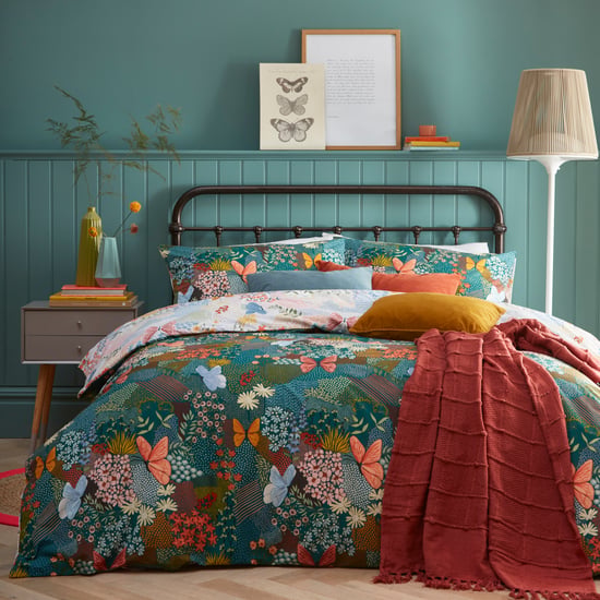 Forage Floral Reversible Duvet Cover Set - Image 1
