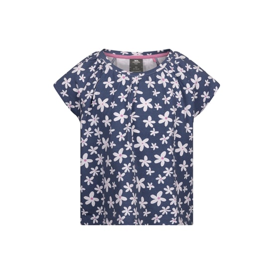 Trespass Meisjes Josey Bloemen T-shirt (Blauwe toon) - Image 1