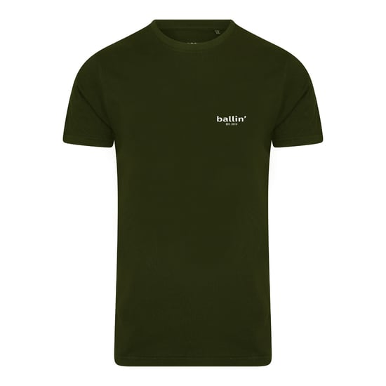 Ballin Est. 2013 Tee SS Small Logo Shirt Green - Image 1