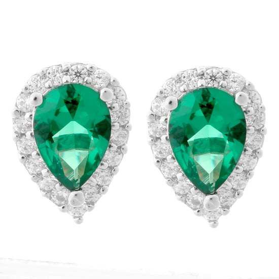 Orphelia 'Enora' Women's 925 Sterling Silver Stud Earrings - Silver ZO-7226/EM - Image 2
