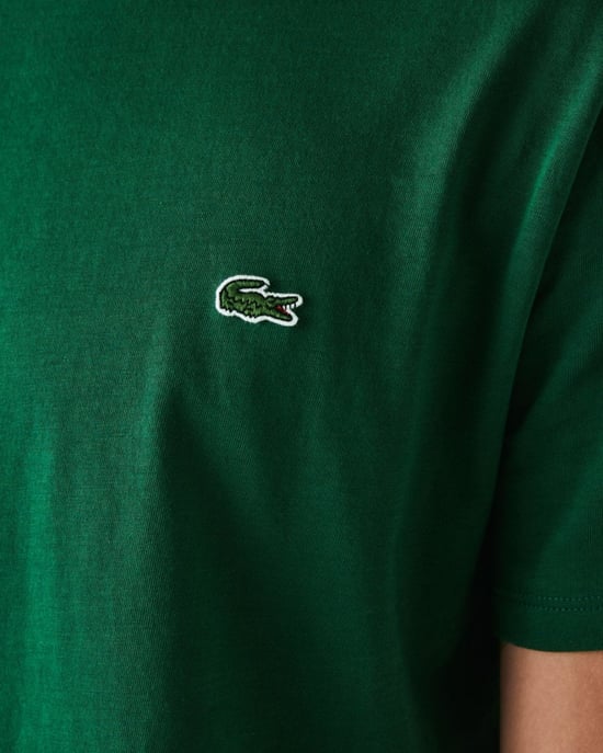 Lacoste Mens Crew Neck Pima Cotton Jersey T-shirt